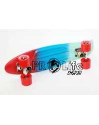 Миникруизер Tricolor pastel red 22''x6'', Abec-7 Миникруизер Tricolor pastel red 22''x6'', Abec-7