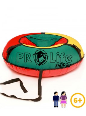 Тюбинг красно/зелено/желтый 95 см