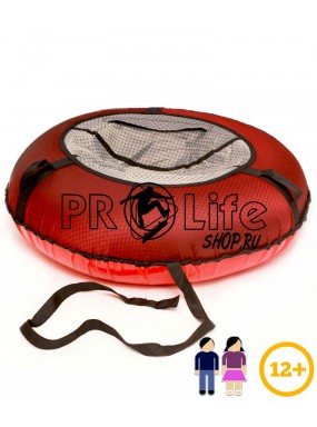 Тюбинг красно/серый 110 см