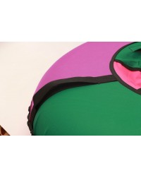 Тюбинг зелено/фиолетовый  110 см