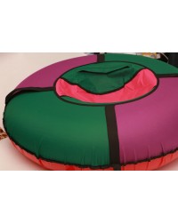 Тюбинг зелено/фиолетовый  110 см