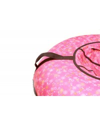 Тюбинг GLAMOUR  розовые звездочки 110 см