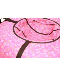 Тюбинг GLAMOUR  розовые звездочки 110 см