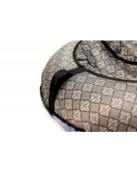 Тюбинг GLAMOUR  серебристый  85 см