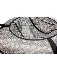 Тюбинг GLAMOUR  серебристый  85 см