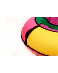 Тюбинг розово/зелено/фиолетовый 85 см