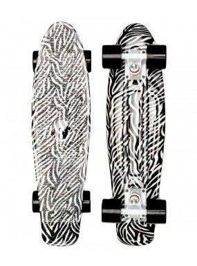 Скейт мини круизер  "Turbo -FB" 22"  black/white