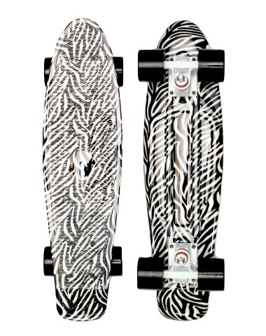 Миникруизер  Turbo -FB 22 black/white Пенни борд для детей / подростков Миникруизер  Turbo -FB 22 black/white Пенни борд для детей / подростков