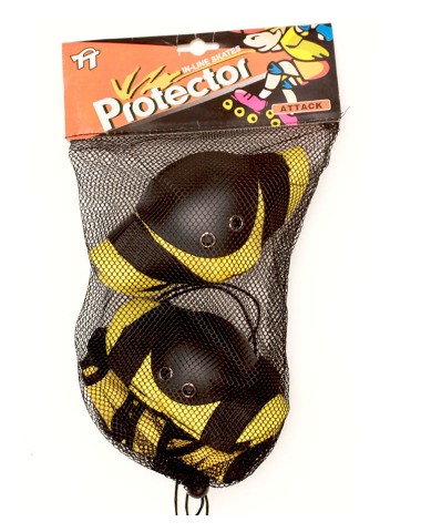 Защита колен, локтей, запястий  желтая