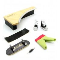 Фингерборд Турбо П10 гравировка черный + подарочный комплект