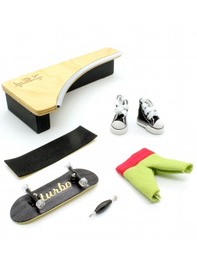 Фингерборд Турбо П10 гравировка черный + подарочный комплект Фингерборд Турбо П10 гравировка черный + подарочный комплект