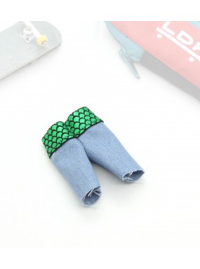 Шорты для фингерборда и фингерсамоката синий/зеленый Шорты для фингерборда и фингерсамоката синий/зеленый