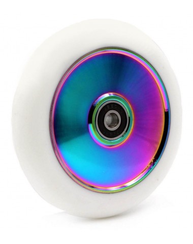 Колесо LDR 110мм hollow core белый неохром для трюкового самоката