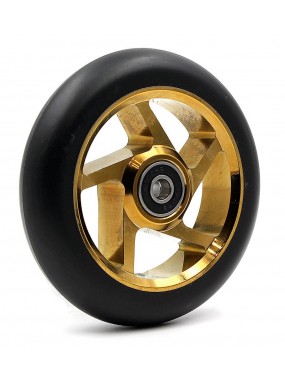 Колесо LDR 110мм 5 spoke черный золотой хром