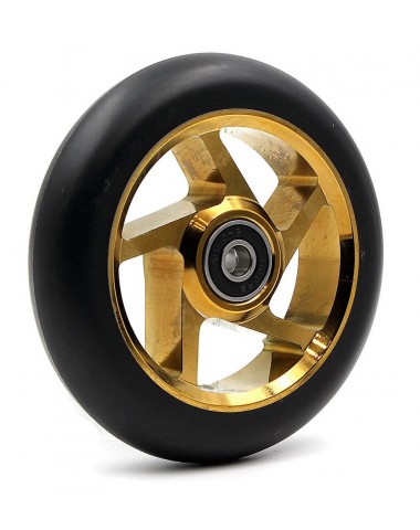 Колесо LDR 110мм 5 spoke черный золотой хром для трюкового самоката