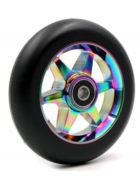 Колесо LDR 110мм 6 spoke черный неохром Колесо LDR 110мм 6 spoke черный неохром