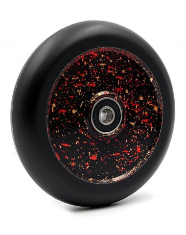 Колесо LDR 110мм hollow core черный желтый черный для трюкового самоката