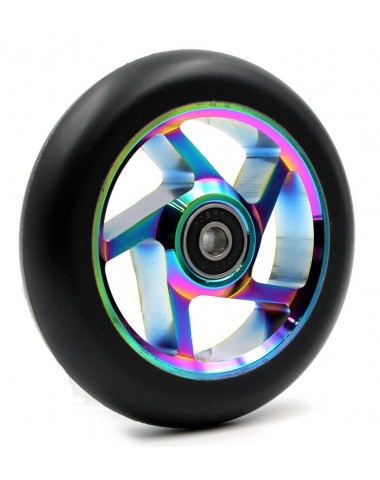 Колесо LDR 110мм 5 spoke черный неохром для трюкового самоката