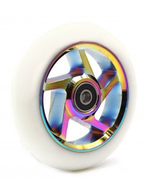 Колесо LDR 110мм 5 spoke белый неохром Колесо LDR 110мм 5 spoke белый неохром