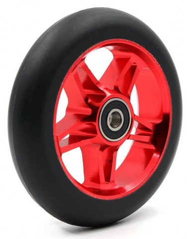 Колесо LDR 110мм 5 star черный красный для трюкового самоката
