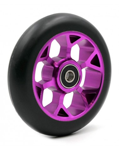 Колесо LDR 110мм wild черный фиолет для трюкового самоката