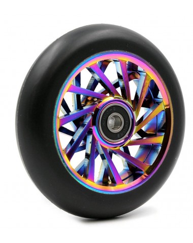 Колесо LDR 110mm bird nest wheel неохром для трюкового самоката