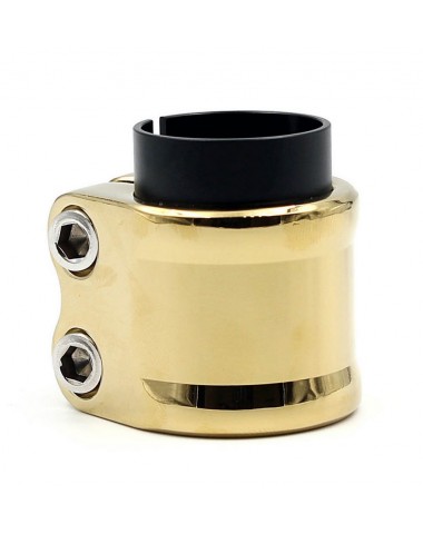 Хомут LDR HIC/IHC 02 золотой 2 болтовый для трюкового самоката