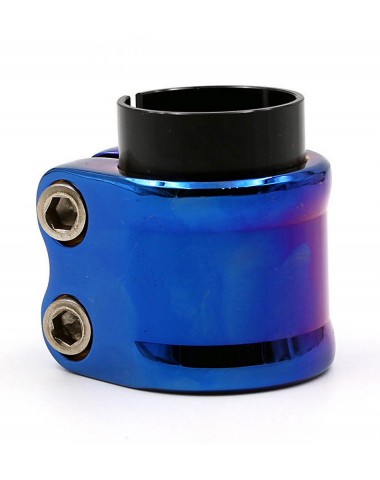 Хомут LDR HIC/IHC 02 синий хром 2 болтовый для трюкового самоката