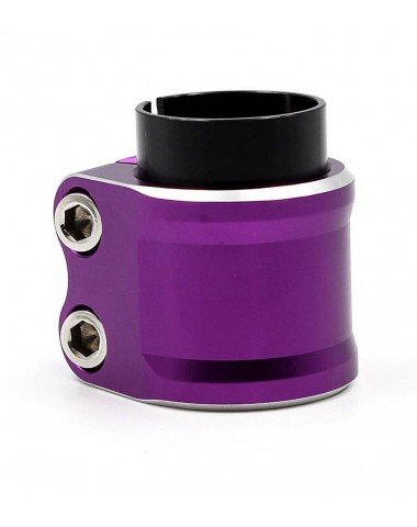 Хомут LDR HIC/IHC 01 фиолетовый 2 болтовый для трюкового самоката