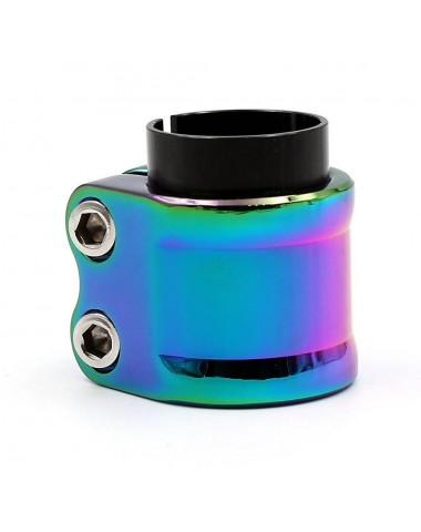 Хомут LDR HIC/IHC 02 неохром 2 болтовый для трюкового самоката