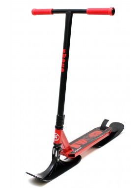 Трюковый самокат AT SWORD 2021 New с лыжами красный