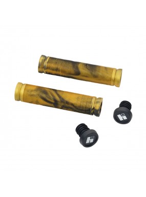 Грипсы HIPE H3 black/golden, 140mm