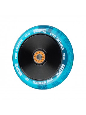 Колесо HIPE H05 110мм прозрачный/голубой