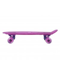 Скейтборд пенни борд LDR Violet Transparent Light светящийся для детей / подростков со светящимися колесами Скейтборд пенни борд LDR Violet Transparent Light светящийся для детей / подростков со светящимися колесами