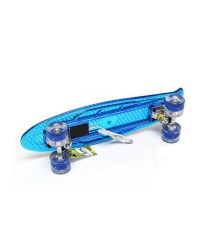 Круизер пластиковый светящийся Лидер Blue 22 Круизер пластиковый светящийся Лидер Blue 22