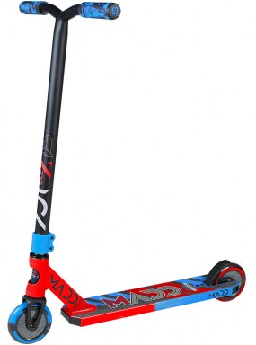 Трюковый самокат Madd Gear (MGP) Kick Pro SCOOTER (2020) (красно-синий)