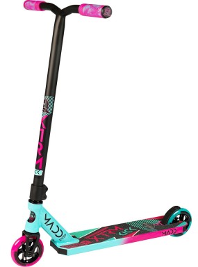 Трюковый самокат Madd Gear (MGP) Kick Extreme SCOOTER (2020)  (бирюзово-розовый)