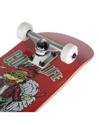 Cкейтборд в сборе COOL LIFE  красный 31.5" x 8