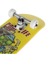 Cкейтборд COOL LIFE желтый 31.5" x 8 Cкейтборд COOL LIFE желтый 31.5" x 8