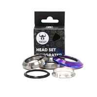 Рулевая колонка интегрированная Krieger KRH-01BG неохром для трюкового самоката