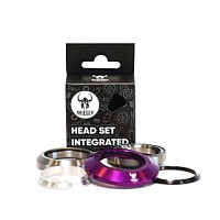 Рулевая колонка интегрированная Krieger KRH-01BP фиолетовый для трюкового самоката