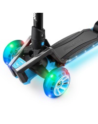 Самокат с ревом мотора, свет.колесами, свет.платформой Small Rider Premium Pro (синий) Самокат с ревом мотора, свет.колесами, свет.платформой Small Rider Premium Pro (синий)
