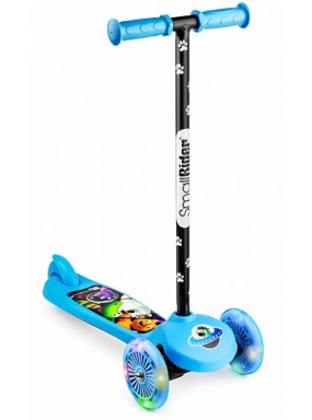 Самокат со светящимися колесами 2 в 1 Small Rider Scooter Flash (CZ) (синий)