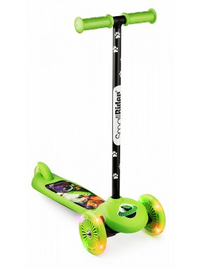 Самокат со светящимися колесами 2 в 1 Small Rider Scooter Flash (CZ) (зеленый)