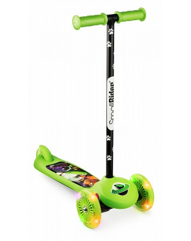 Самокат со светящимися колесами 2 в 1 Small Rider Scooter Flash (CZ) (зеленый) трехколесный / кикборд Самокат со светящимися колесами 2 в 1 Small Rider Scooter Flash (CZ) (зеленый) трехколесный / кикборд