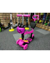 Самокат scooter 5в1 божья коровка розовый Самокат scooter 5в1 божья коровка розовый