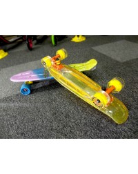 Миникруизер TRANSPARENT 22 LIGHT светящийся прозрачный желтый Миникруизер TRANSPARENT 22 LIGHT светящийся прозрачный желтый