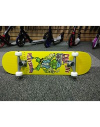 Cкейтборд COOL LIFE желтый 31.5" x 8 Cкейтборд COOL LIFE желтый 31.5" x 8