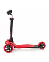 Трехколесный самокат Zycom Zing Mini с легко вынимаемой ручкой (красно-черный)