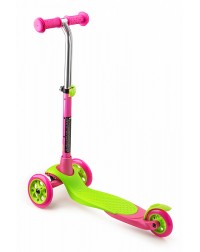Трехколесный самокат Zycom Zing Mini с легко вынимаемой ручкой (зелено-розовый) Трехколесный самокат Zycom Zing Mini с легко вынимаемой ручкой (зелено-розовый)